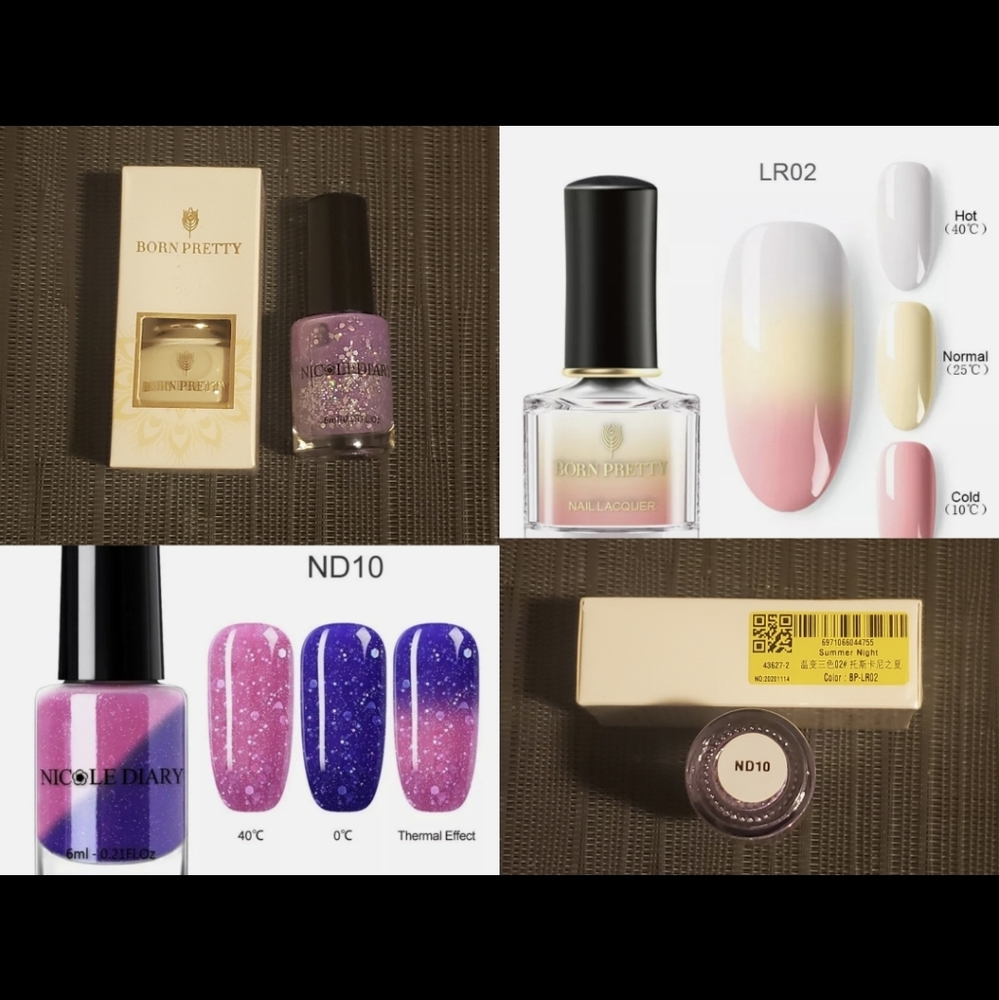 💜💛Thermal Color Changing Polish Set